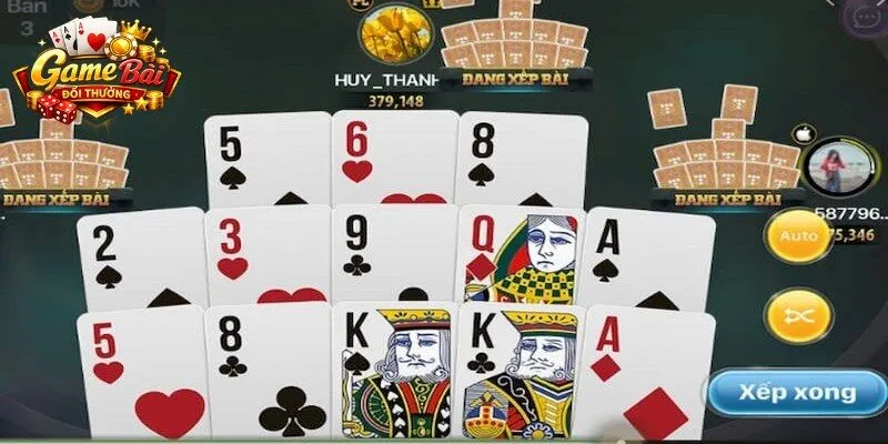 Cách chơi Mậu Binh xếp bài tránh binh lủng để không mất trắng