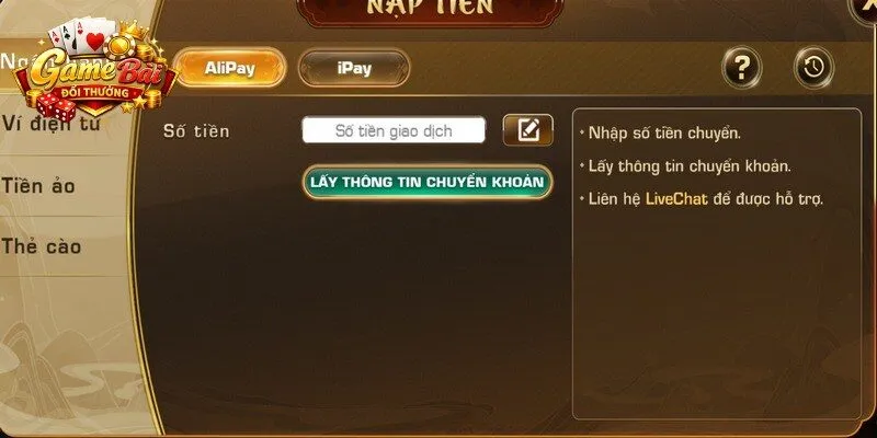 Hướng dẫn nạp/rút tiền không bị lỗi hệ thống chi tiết cho bạn 