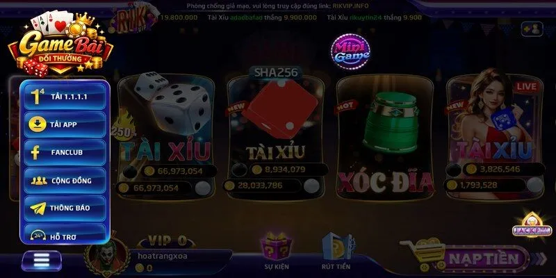 Dịch vụ chăm sóc khách hàng 24/7 là một điểm cộng lớn của Rikvip