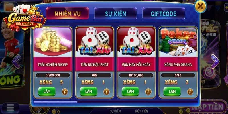 Khuyến mãi tân thủ tại Rikvip cực hấp dẫn hiện nay 