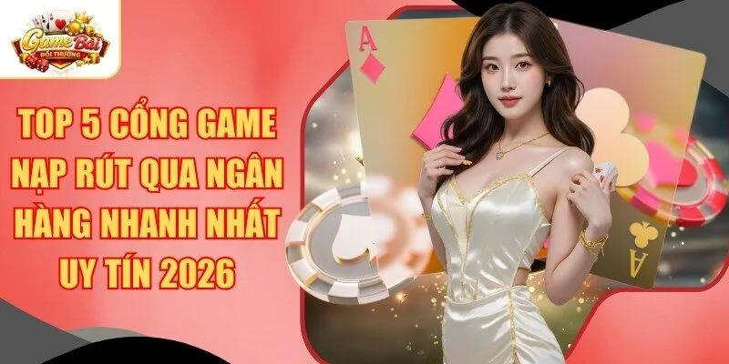 Top 5 Cổng Game Nạp Rút Qua Ngân Hàng Nhanh Nhất